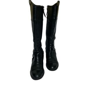 Franco Sarto Womens Zip Leather Boots 6.5M EUC